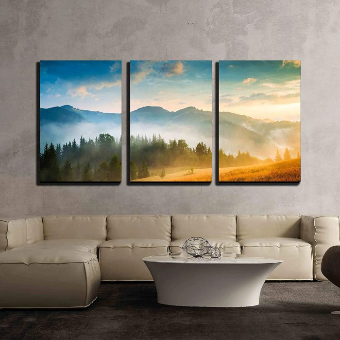 Canvas wall art decor