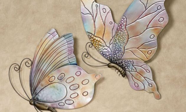 Butterfly art wall decor