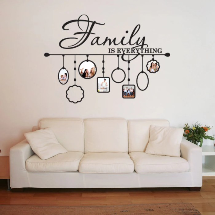 Family wall art decor