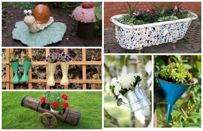 Garden simple flower ideas decoration