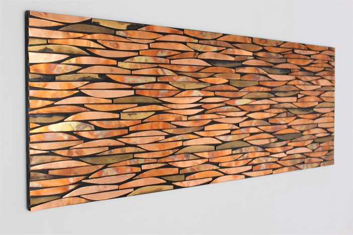 Copper art wall decor