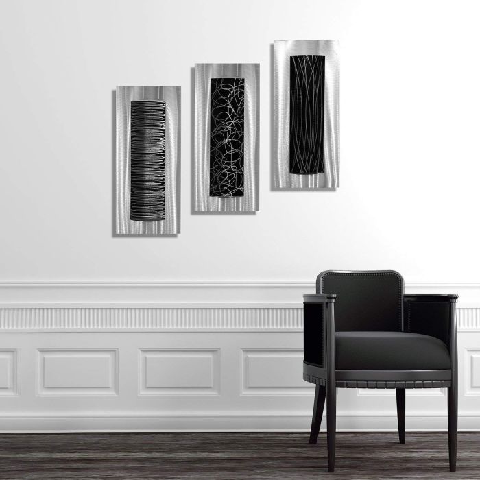 Black wall art decor