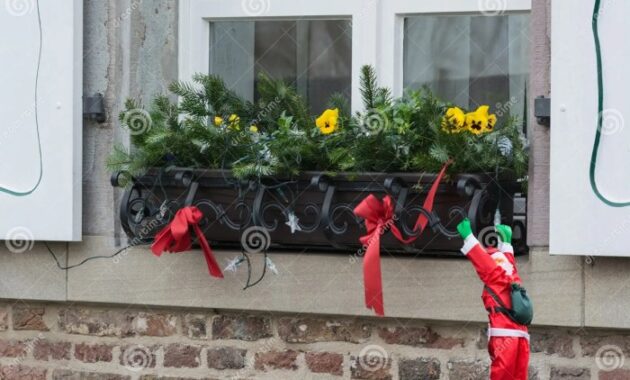 Deko ideen fensterbank weihnachtlich dekorieren