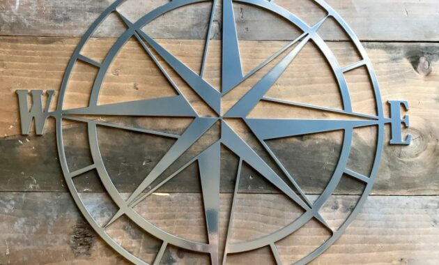 Gettin Artsy Compass Wall Art Decor