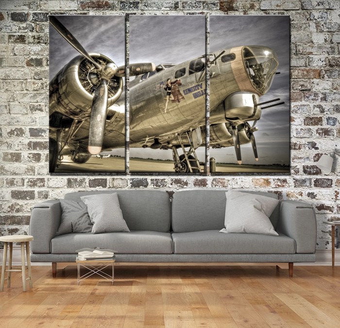 Airplane wall art decor