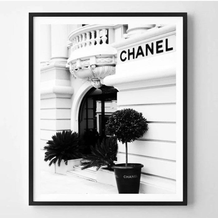 Chanel wall art decor