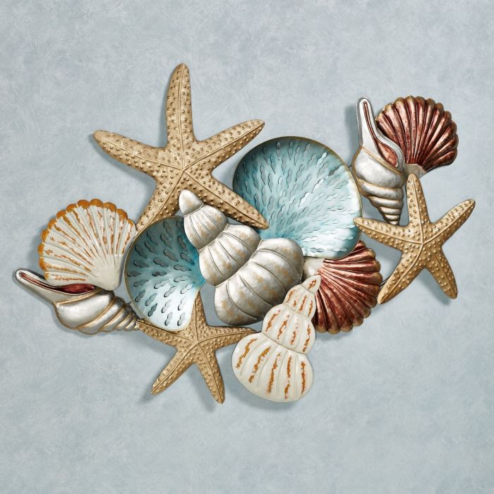 Coastal metal art decor