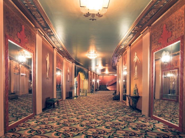 Art deco theater decor