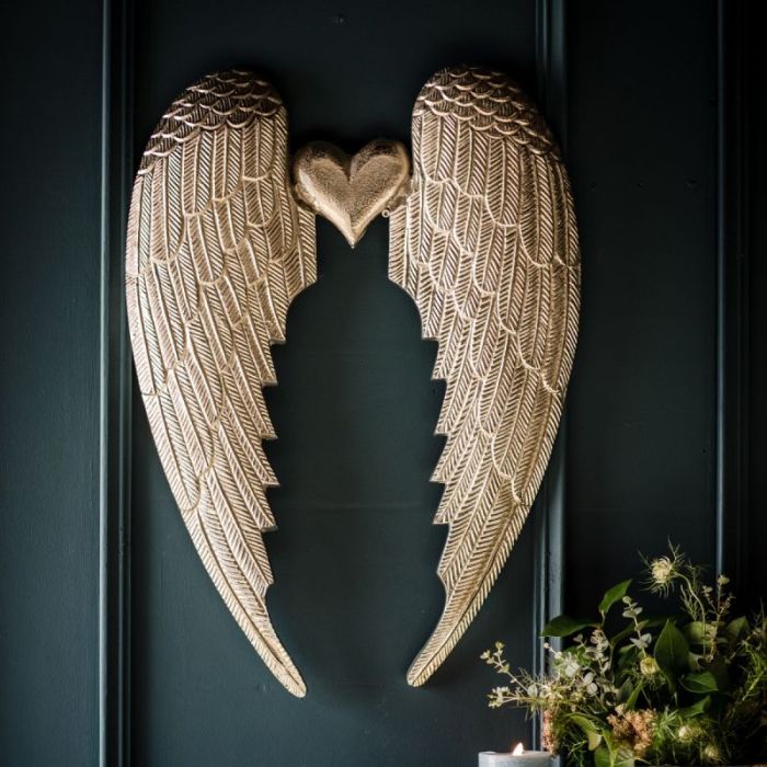 Angel wings wall art decor